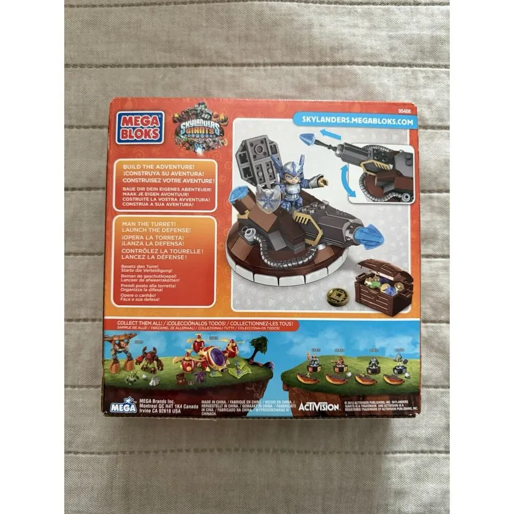 Mega Bloks Skylanders Giants 95408 SKY TURRET DEFENSE Chill Figure 74 Pcs NIB